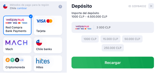 Haz tu primer depósito mínimo Haz tu primer depósito mínimo