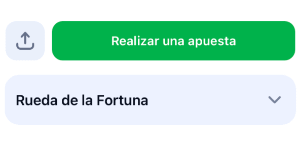 Realizar la apuesta Realizar la apuesta